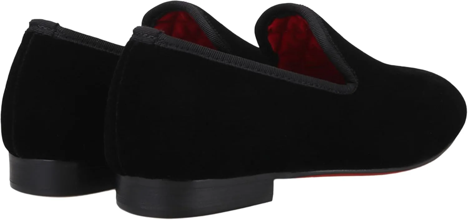 HI&HANN Toddler Boys Girls Dress Shoes Little Kid Shoes Wedding Parent-Child Shoes Slip On Loafer Flats Shoes Matching Outfits
