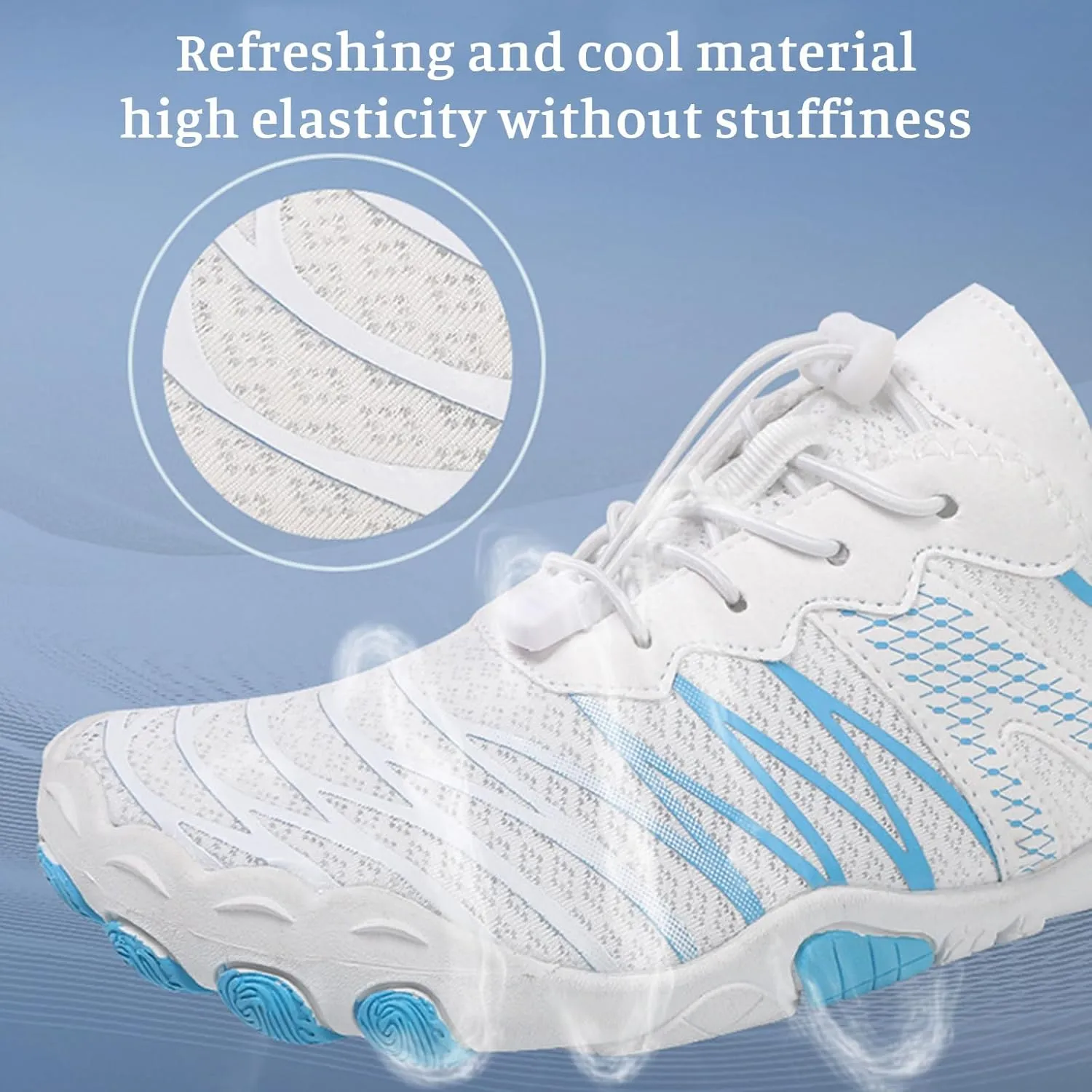Hiking Barefoot Footwear Womens Shoes Women Healthy Non-Slip Grounded Footwear Barefoot Shoes for Women Quick Dry Hiking Sneakers Wide Toe Box Healthy Non-Slip Lightweight Athletic Shoe