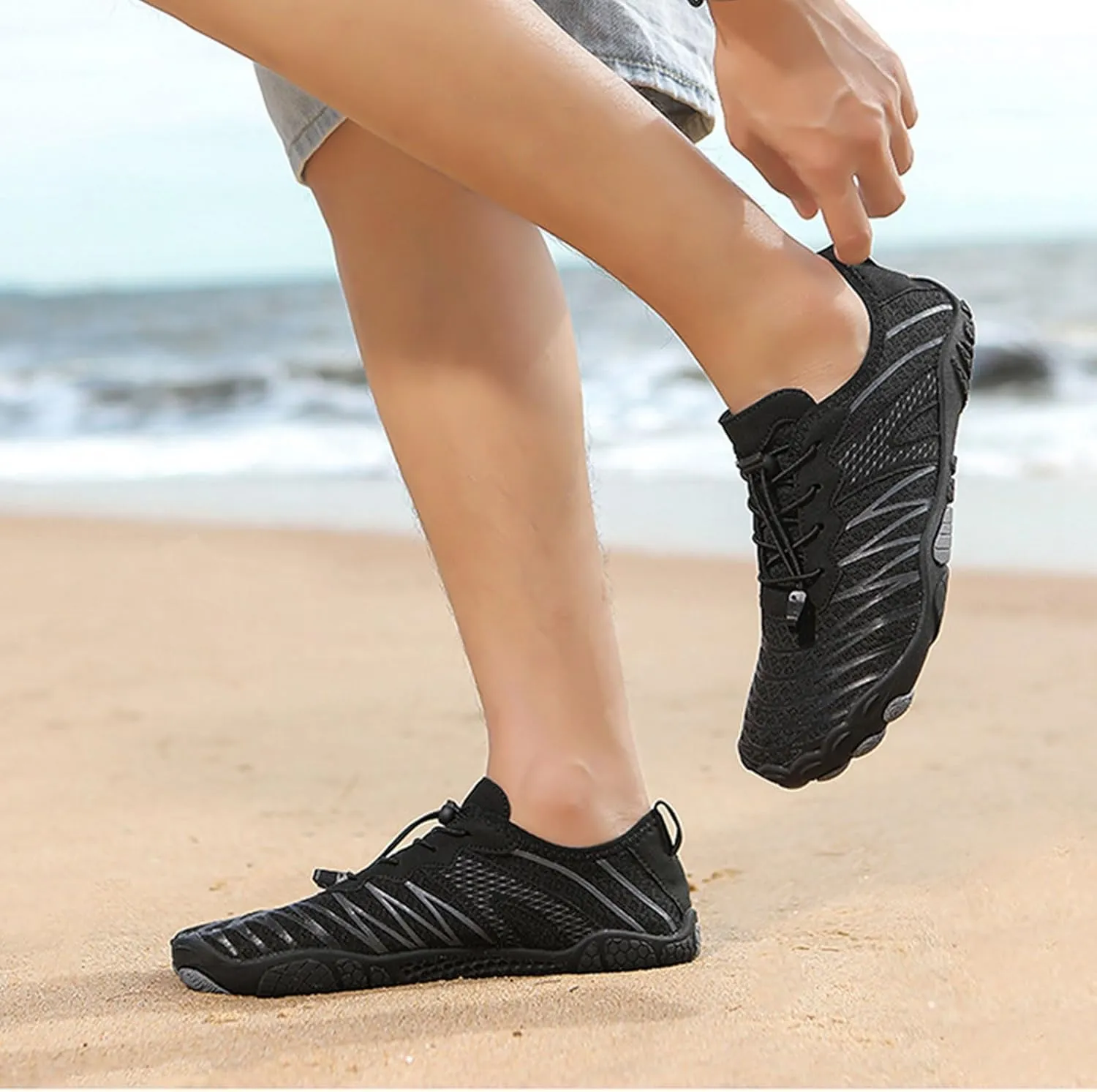 Hiking Barefoot Footwear Womens Shoes Women Healthy Non-Slip Grounded Footwear Barefoot Shoes for Women Quick Dry Hiking Sneakers Wide Toe Box Healthy Non-Slip Lightweight Athletic Shoe