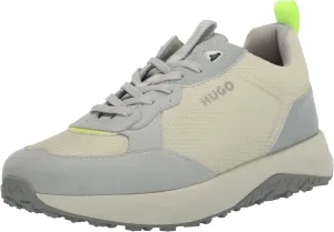 HUGO Men's Running Style Mix Material Sneakers