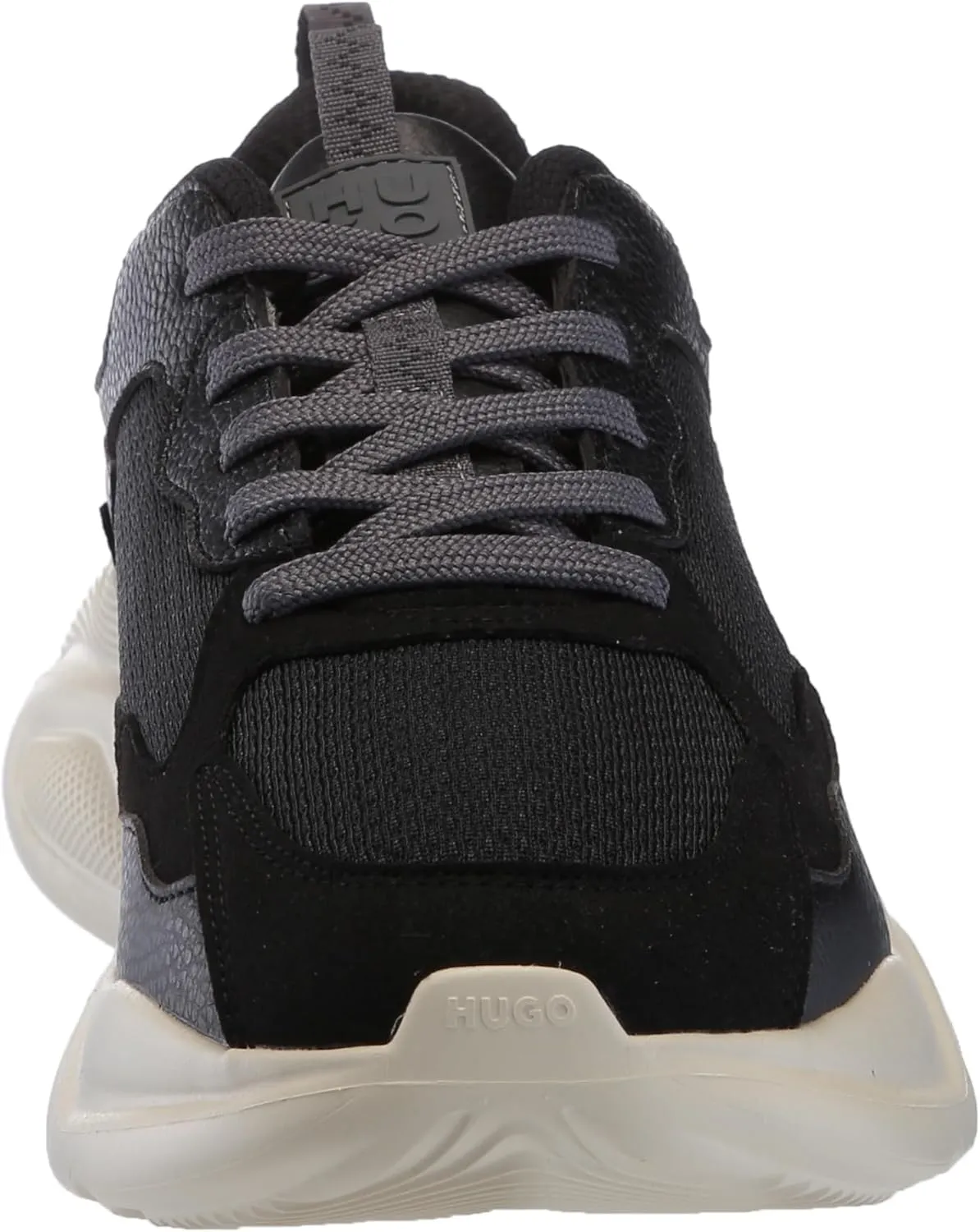 HUGO Men's Running Style Mix Material Sneakers