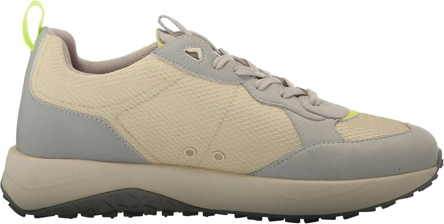 HUGO Men's Running Style Mix Material Sneakers