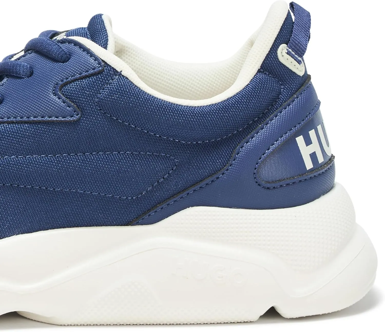 HUGO Men's Running Style Sneakers with Thick Rubber Sole