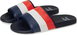 Janie and Jack Boy's Red White Blue Slide (Toddler/Little Big Kids) Sandal
