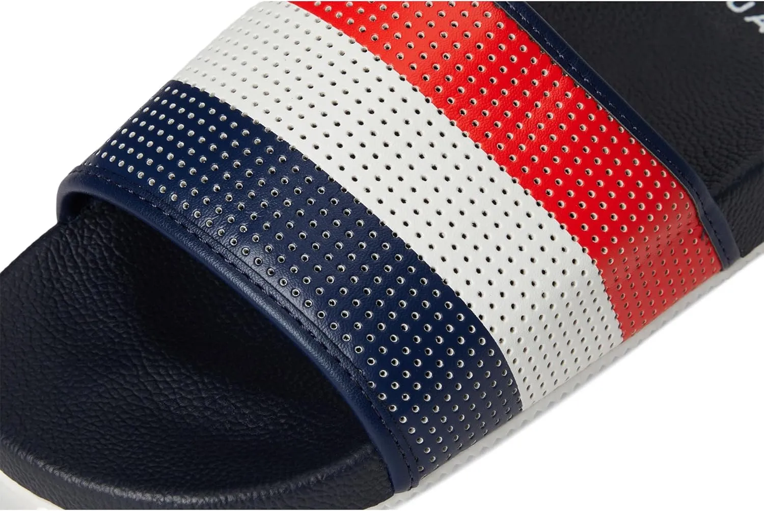 Janie and Jack Boy's Red White Blue Slide (Toddler/Little Big Kids) Sandal