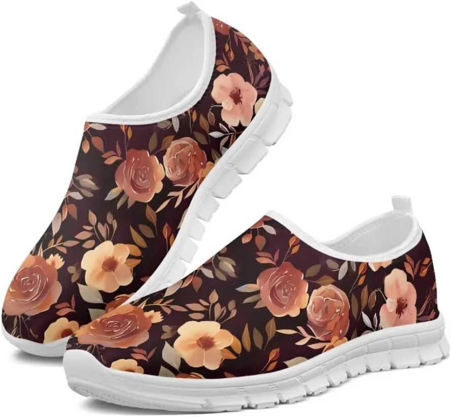 Jeiento Slip-On Loafers for Women Lady Non Slip Travel Walking Flat Shoes Casual Shoes Non Slip Dressy Shoes Play Fashion Sneaker