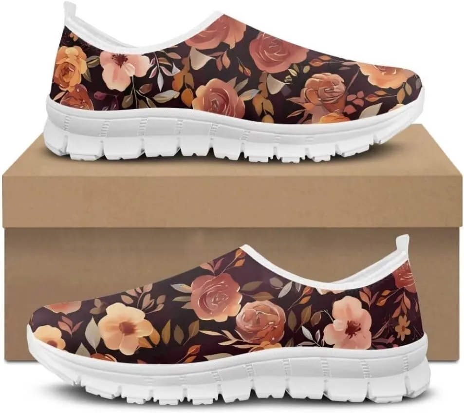Jeiento Slip-On Loafers for Women Lady Non Slip Travel Walking Flat Shoes Casual Shoes Non Slip Dressy Shoes Play Fashion Sneaker