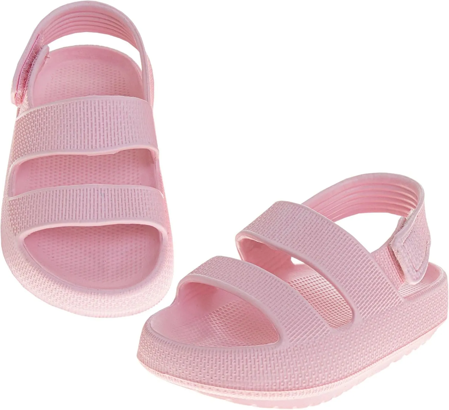 Josmo Kids Open Toe Strap Sandals - Lightweight Boys Girls Summer Shoes Size 5-10 Toddler