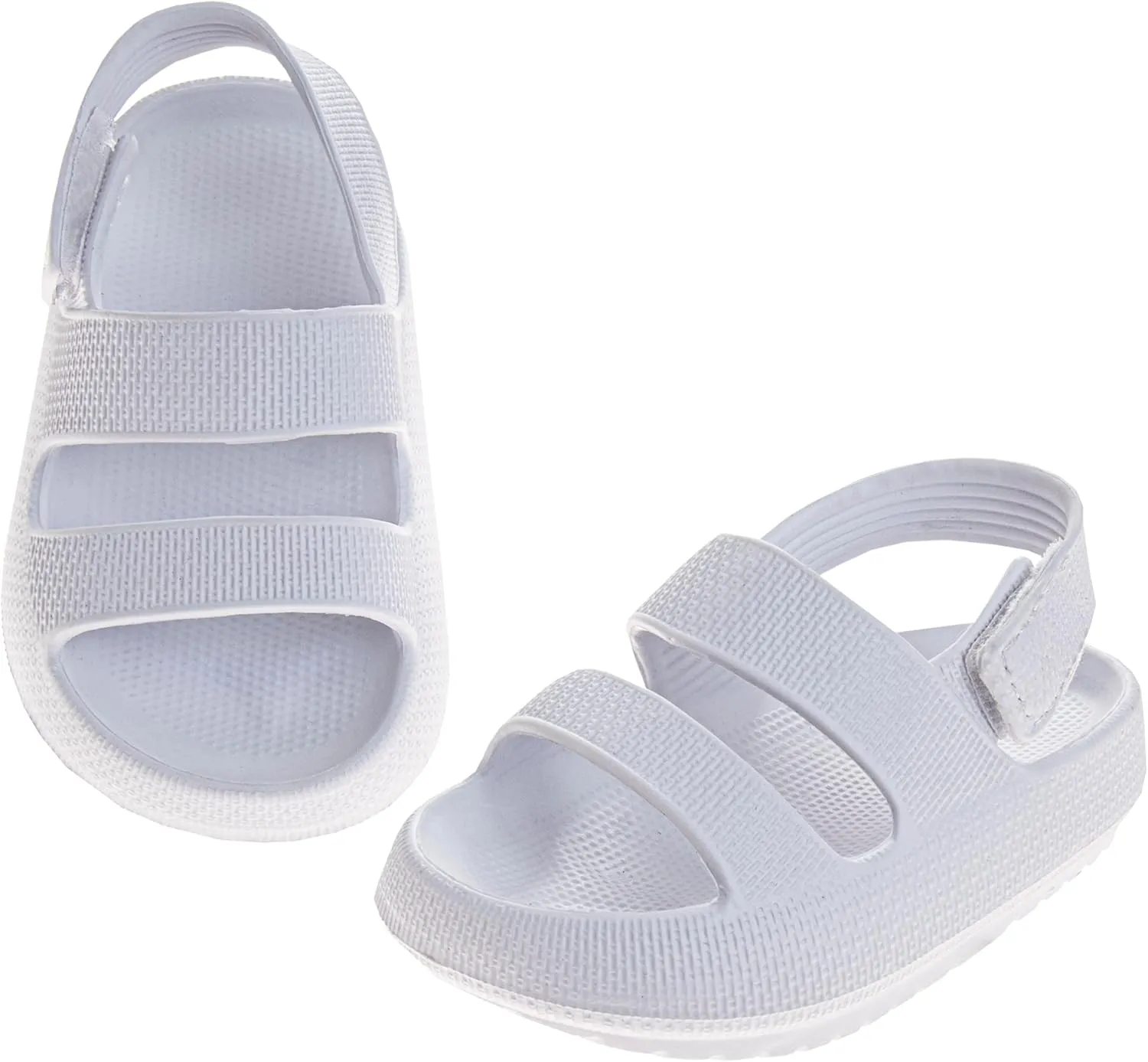 Josmo Kids Open Toe Strap Sandals - Lightweight Boys Girls Summer Shoes Size 5-10 Toddler