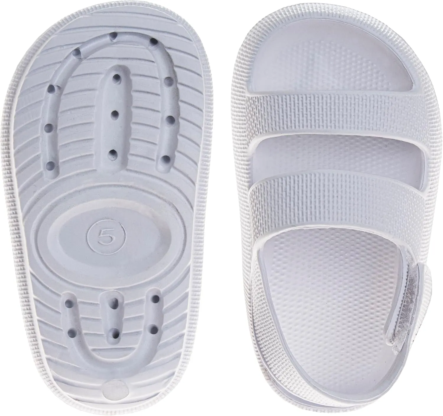 Josmo Kids Open Toe Strap Sandals - Lightweight Boys Girls Summer Shoes Size 5-10 Toddler