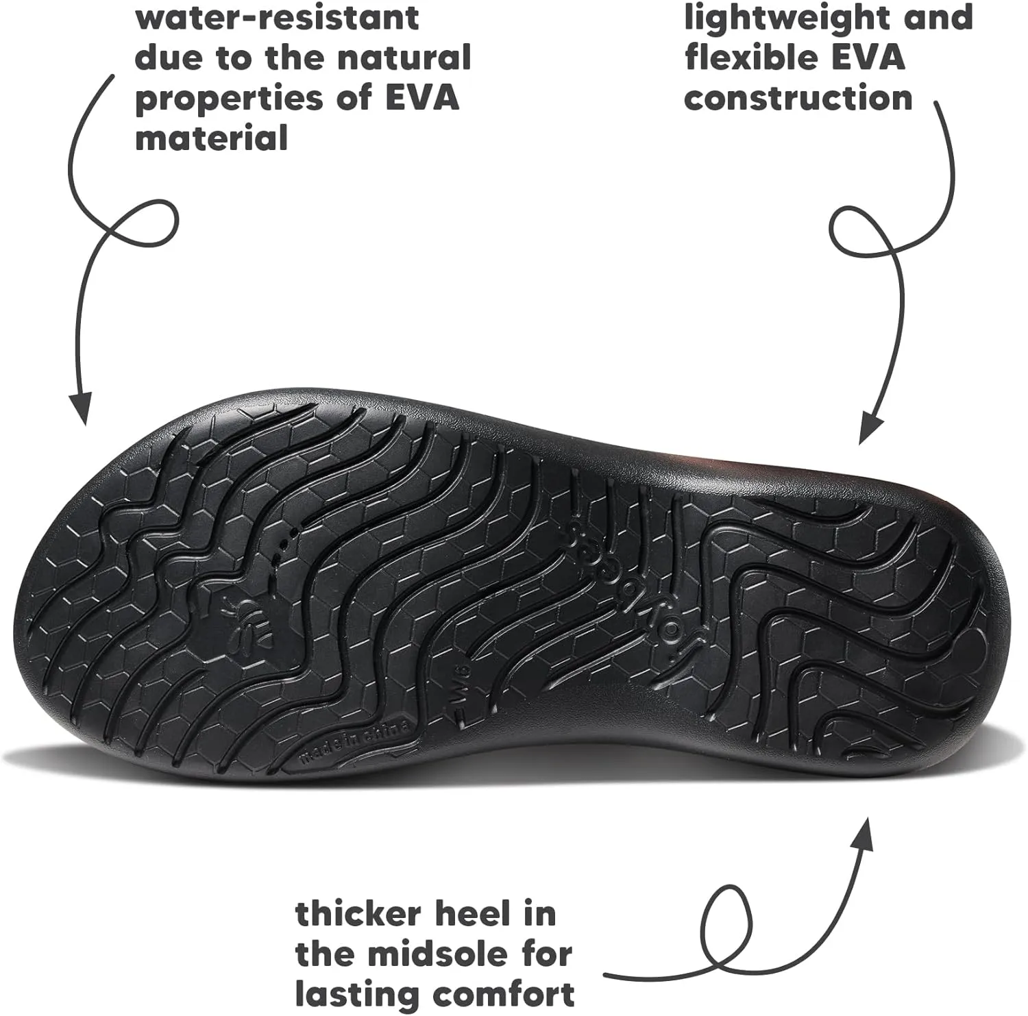 Joybees Women's Lakeshore Sandal - Beach Sandals for Women, Comfortable Footwear for Water with Arch Support, Slip On Waterproof Shoes with Adjustable Strap