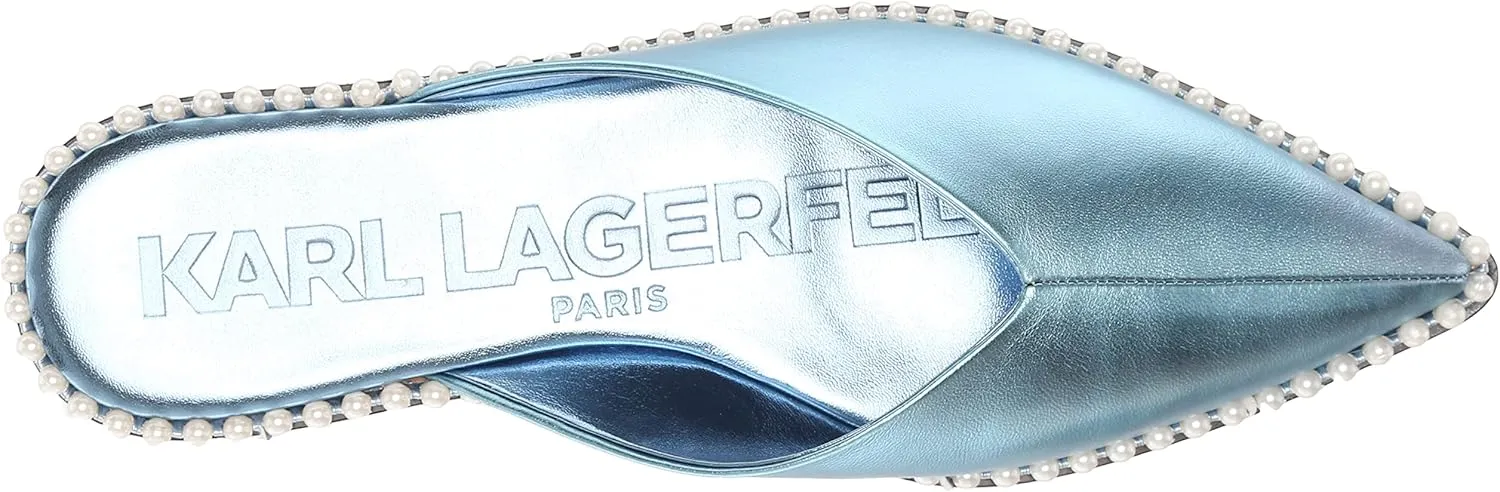 KARL LAGERFELD womens Vyra Flat Mule