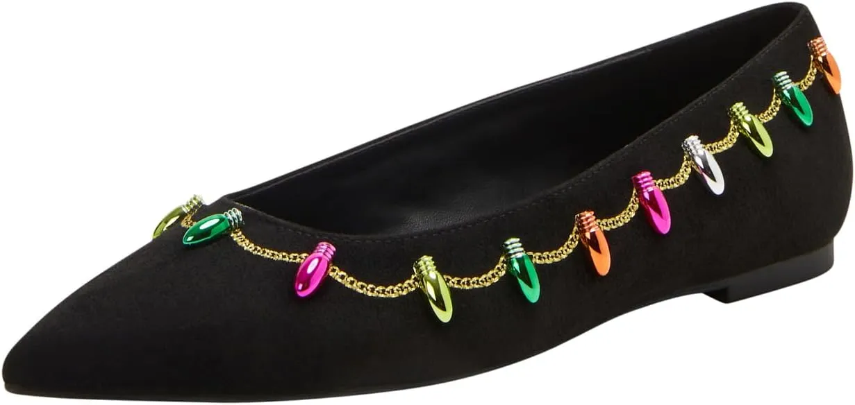 Katy Perry Women's The Hollie Christmas Flat Ballet