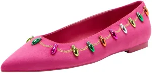 Katy Perry Women's The Hollie Christmas Flat Ballet
