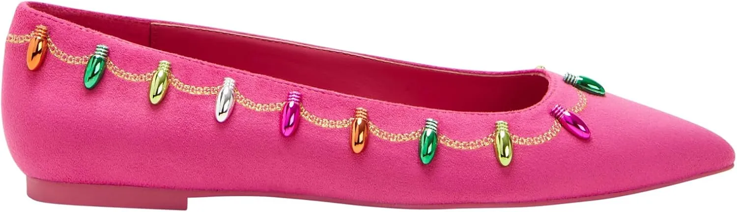 Katy Perry Women's The Hollie Christmas Flat Ballet