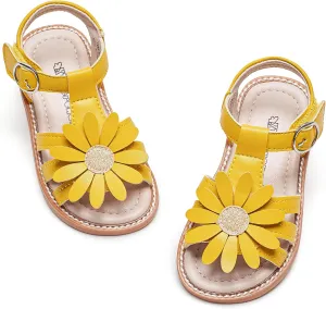 Kiderence Toddler Girls Sandals Little Girls Kids Summer Shoes Toddler Sandals