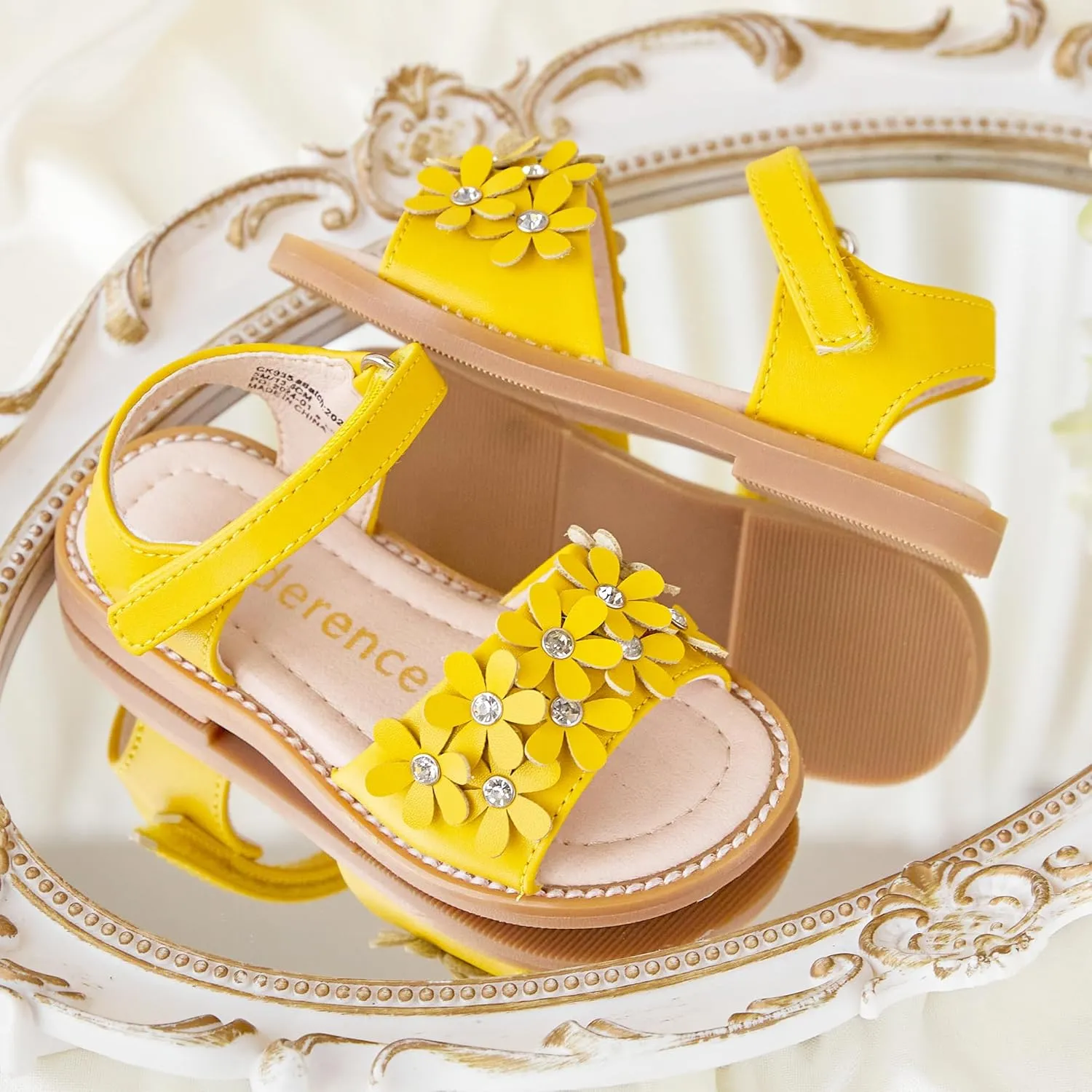 Kiderence Toddler Girls Sandals Little Girls Kids Summer Shoes Toddler Sandals