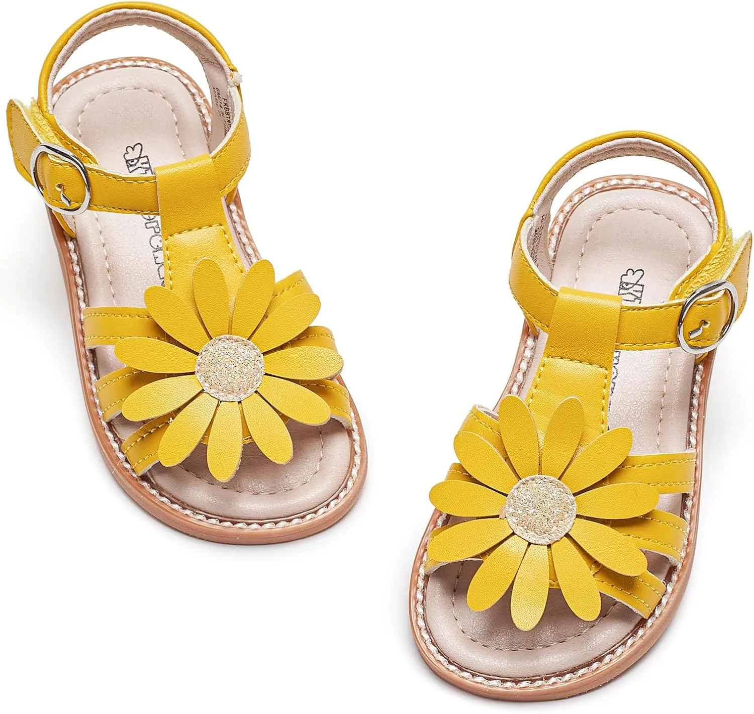 Kiderence Toddler Girls Sandals Little Girls Kids Summer Shoes Toddler Sandals