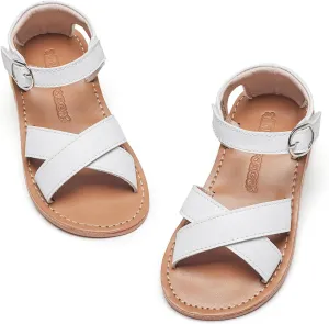 Kiderence Toddler Girls Sandals Little Girls Kids Summer Shoes Toddler Sandals