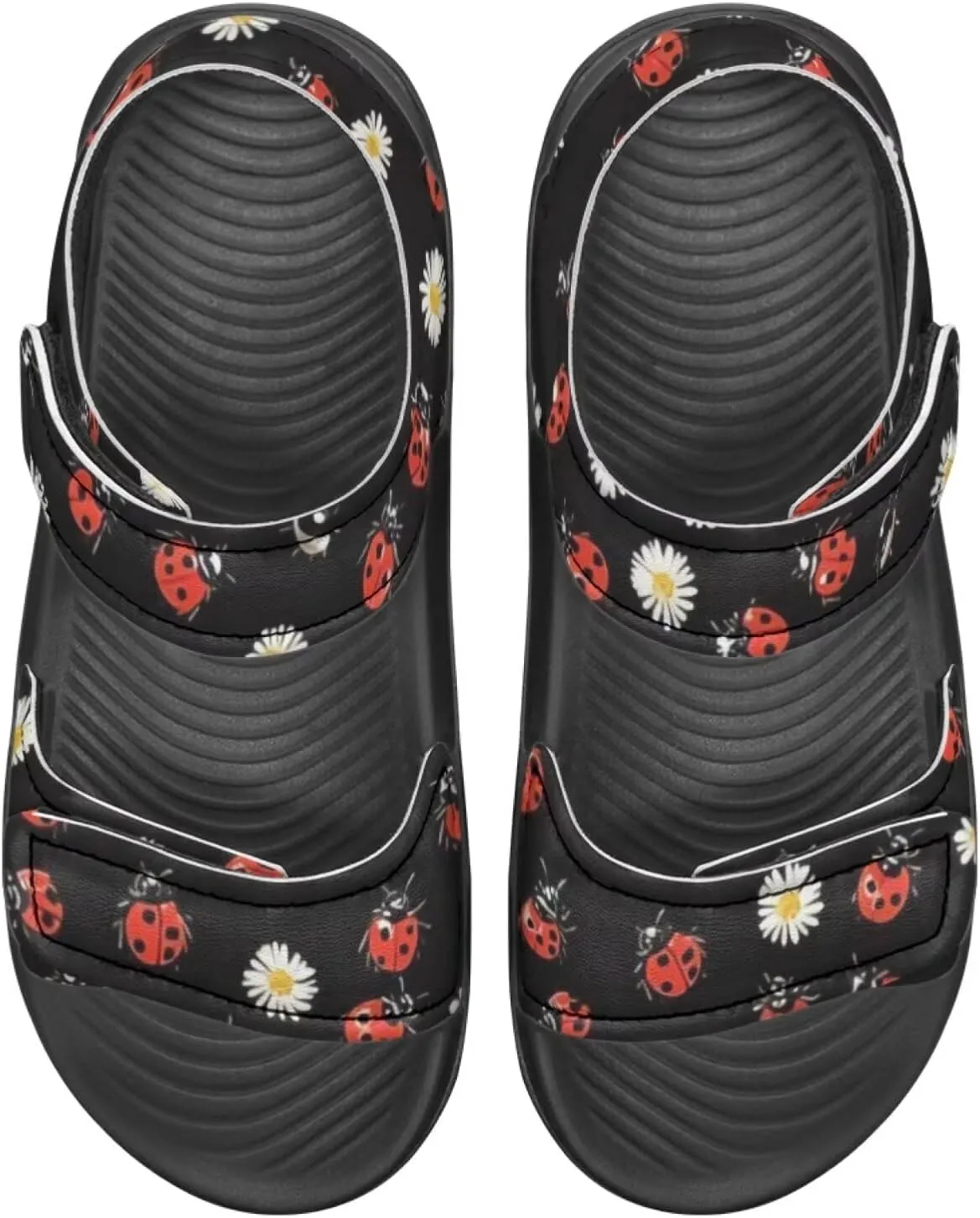 Kids Sandals for Boy Girls Summer Sandals Athletic Slide Shoes Non Slip Double Buckle Strap Kids Summer Footwear