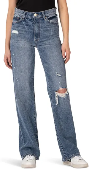 KUT from the Kloth Women's Sienna High-Rise Wide Leg-5 Pockets in Publicized