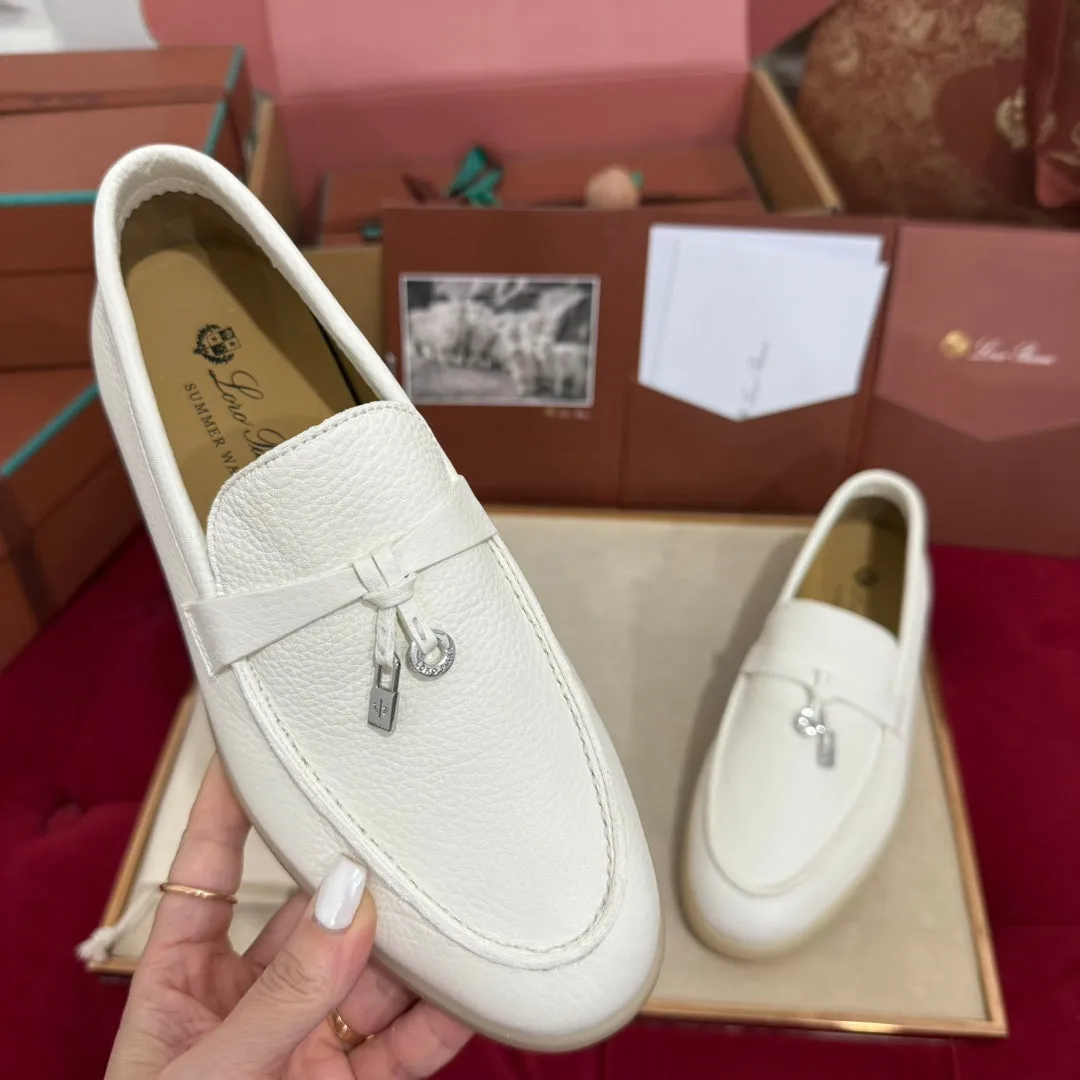 LP 25C Summer Charms Walk Loafer White Calfskin 212599
