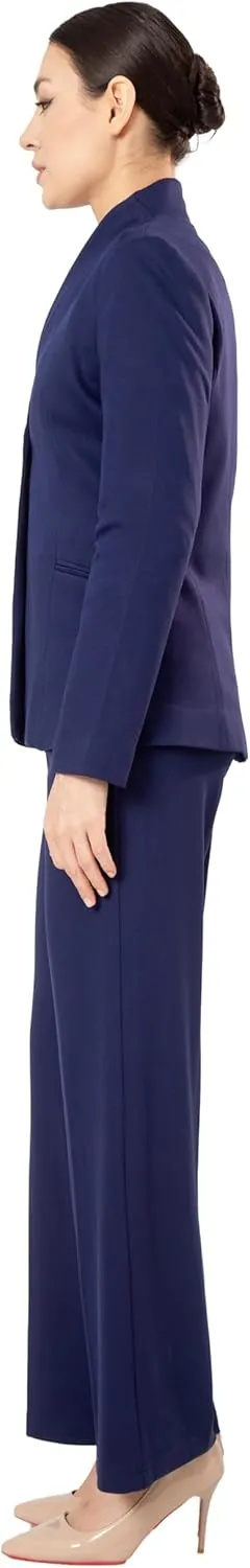 Marycrafts Women's Business Outfit Blazer Wide Leg Pant Suits Set for Work
