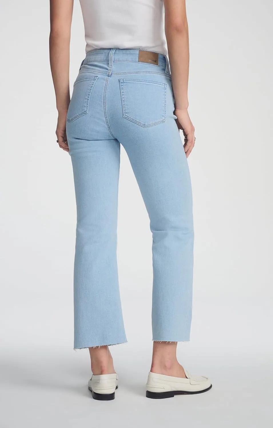 Mavi Women's Anika High Rise Crop Flare Leg Jeans
