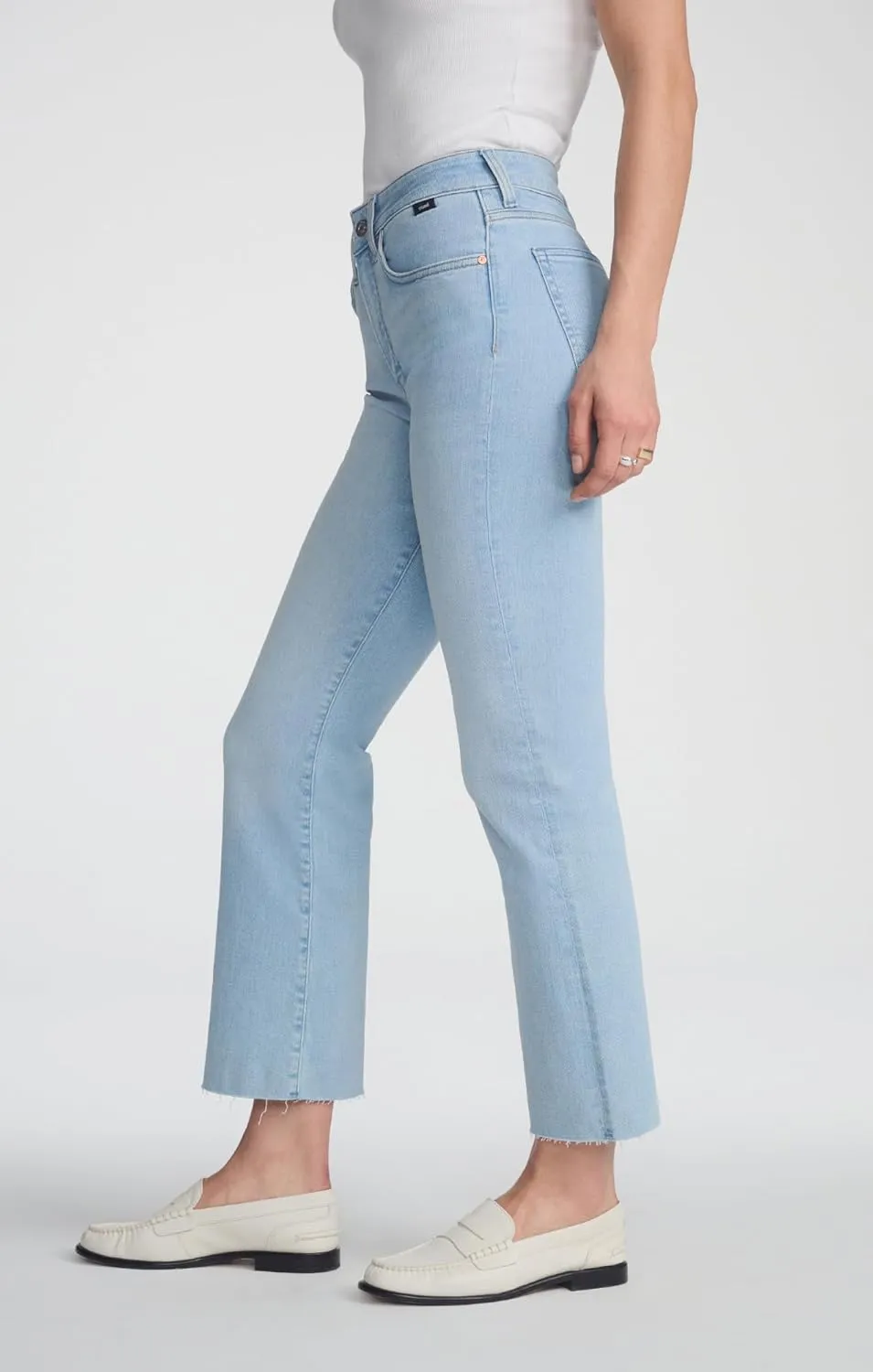 Mavi Women's Anika High Rise Crop Flare Leg Jeans