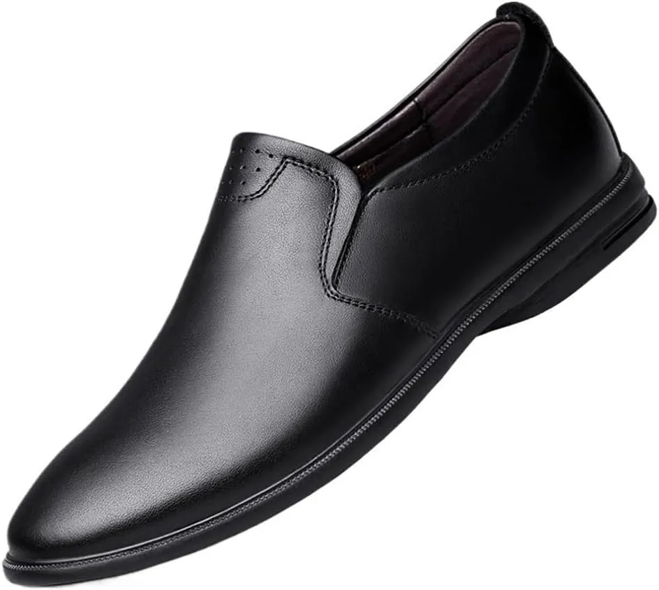 Men Cowhide Leather Driving Boat Shoes Soft Sole Breathable Comfortable Leisure Casual Flats