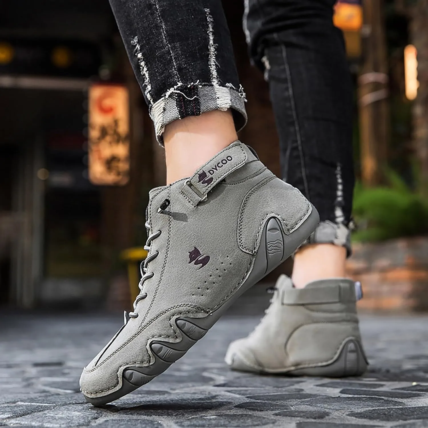 Men's Casual Shoes Daily Wear Stylish Closed Toe Design Versatile Footwear All Season Comfortable Flat Shoes
