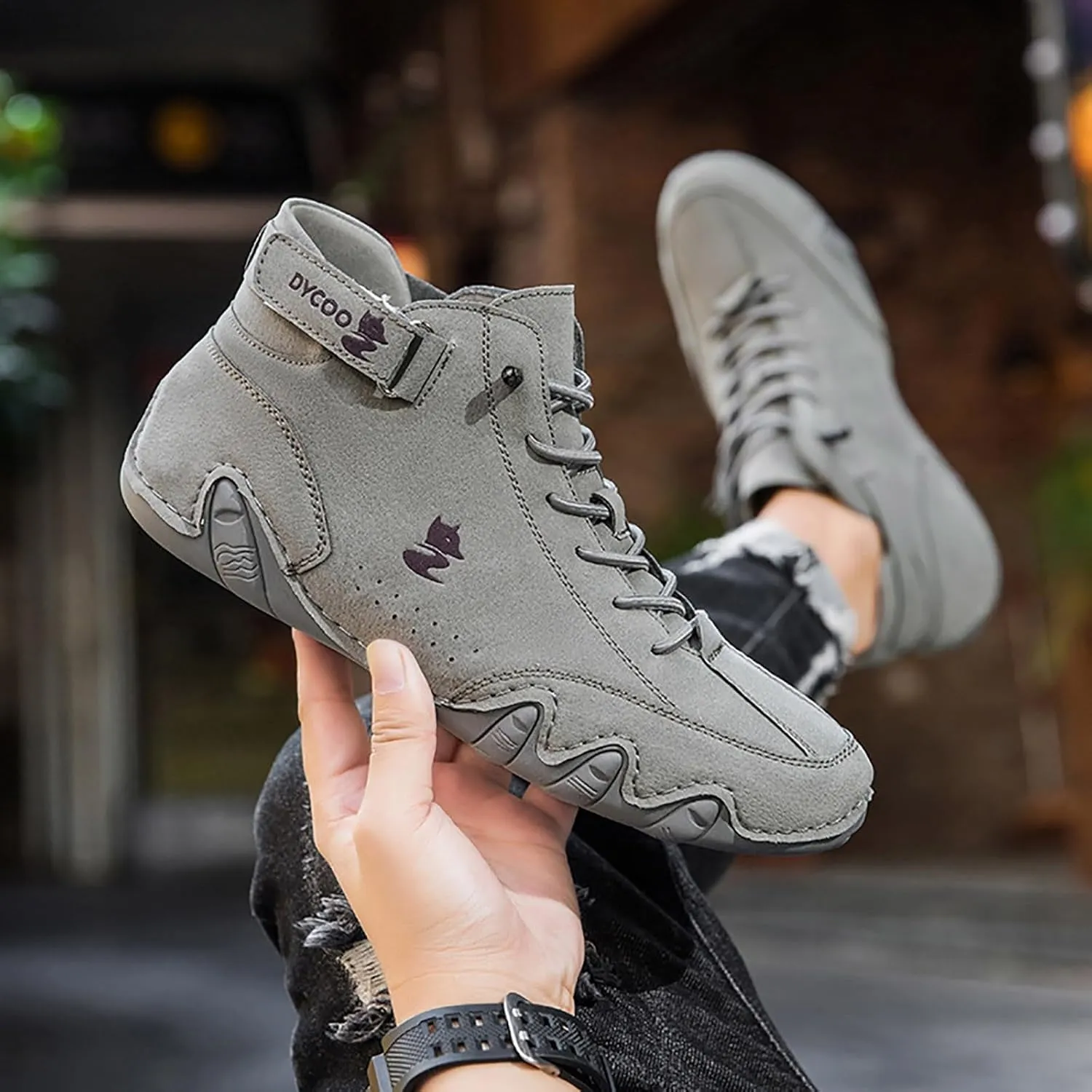 Men's Casual Shoes Daily Wear Stylish Closed Toe Design Versatile Footwear All Season Comfortable Flat Shoes