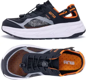 Mens Closed Toe Wide Width Hiking Sandals Summer Walking Water Shoes Comfortable Recovery Fisherman Sport Sandals