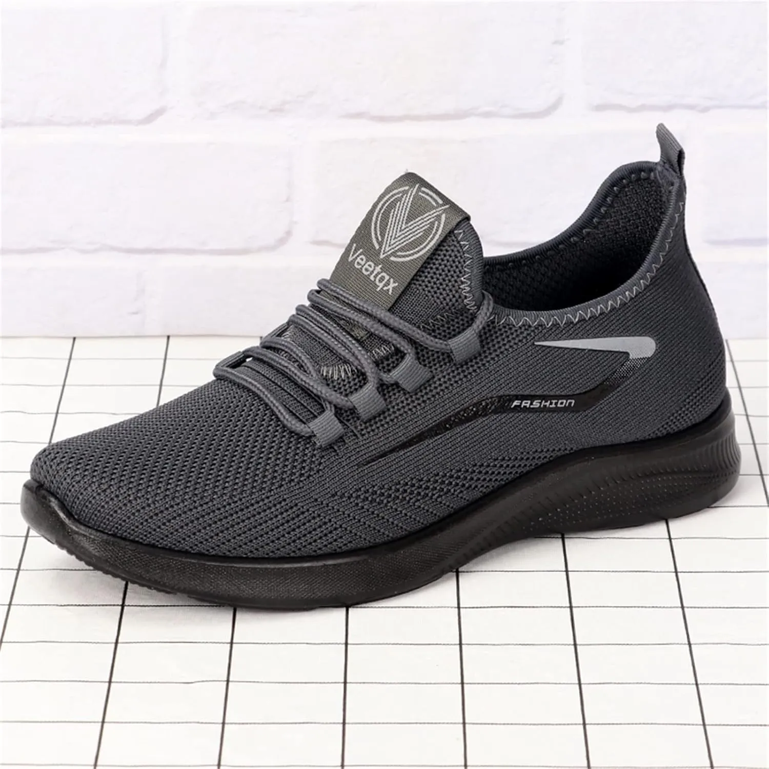 Mens Dress Shoes Casual Oxfords Shoes Knit Lightweight Womens Tennis Shoes Wide Width Casual Tennis Shoes Walking Sneakers Brown Tennis Shoe White Loafers