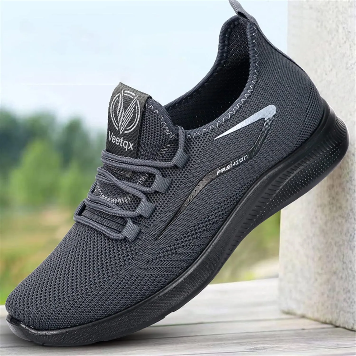 Mens Dress Shoes Casual Oxfords Shoes Knit Lightweight Womens Tennis Shoes Wide Width Casual Tennis Shoes Walking Sneakers Brown Tennis Shoe White Loafers