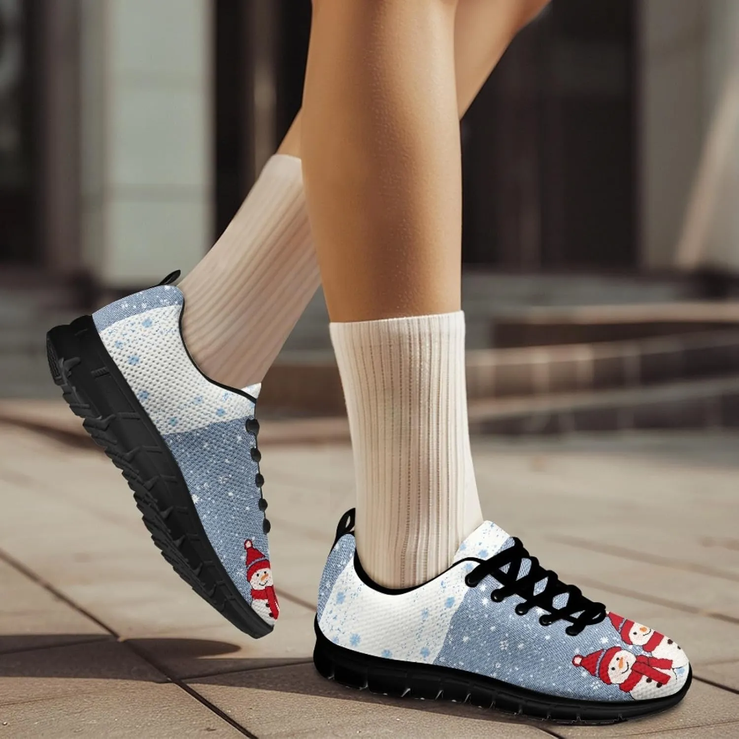 Men's Fashion Sneakers Breathable Mesh Road Running Shoes Cute Teens Girls Boys Walking Shoes