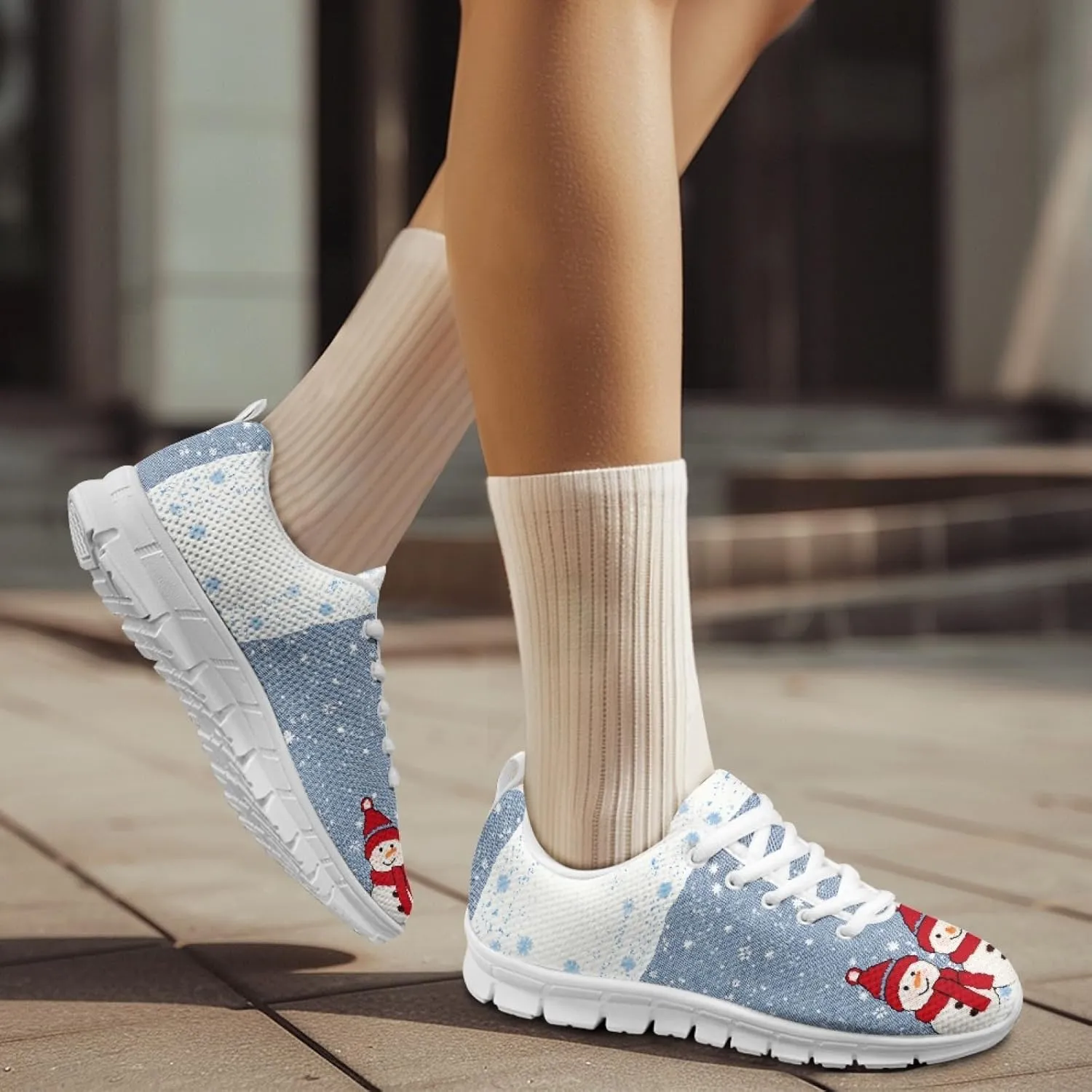 Men's Fashion Sneakers Breathable Mesh Road Running Shoes Cute Teens Girls Boys Walking Shoes
