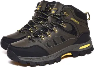Men's Hiking Shoes, High Top, Outdoor, Camping, Open Air, Mountain Climbing, Hiking (Color : Army Green, Size : 7)