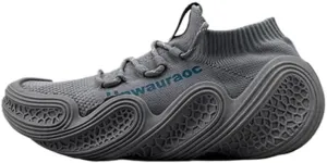 Men's Knit Sneakers Breathable Mesh Supportive Cushioning Platfrom Thick-Soled Shoes for Outdoor Workouts Urban Adventures