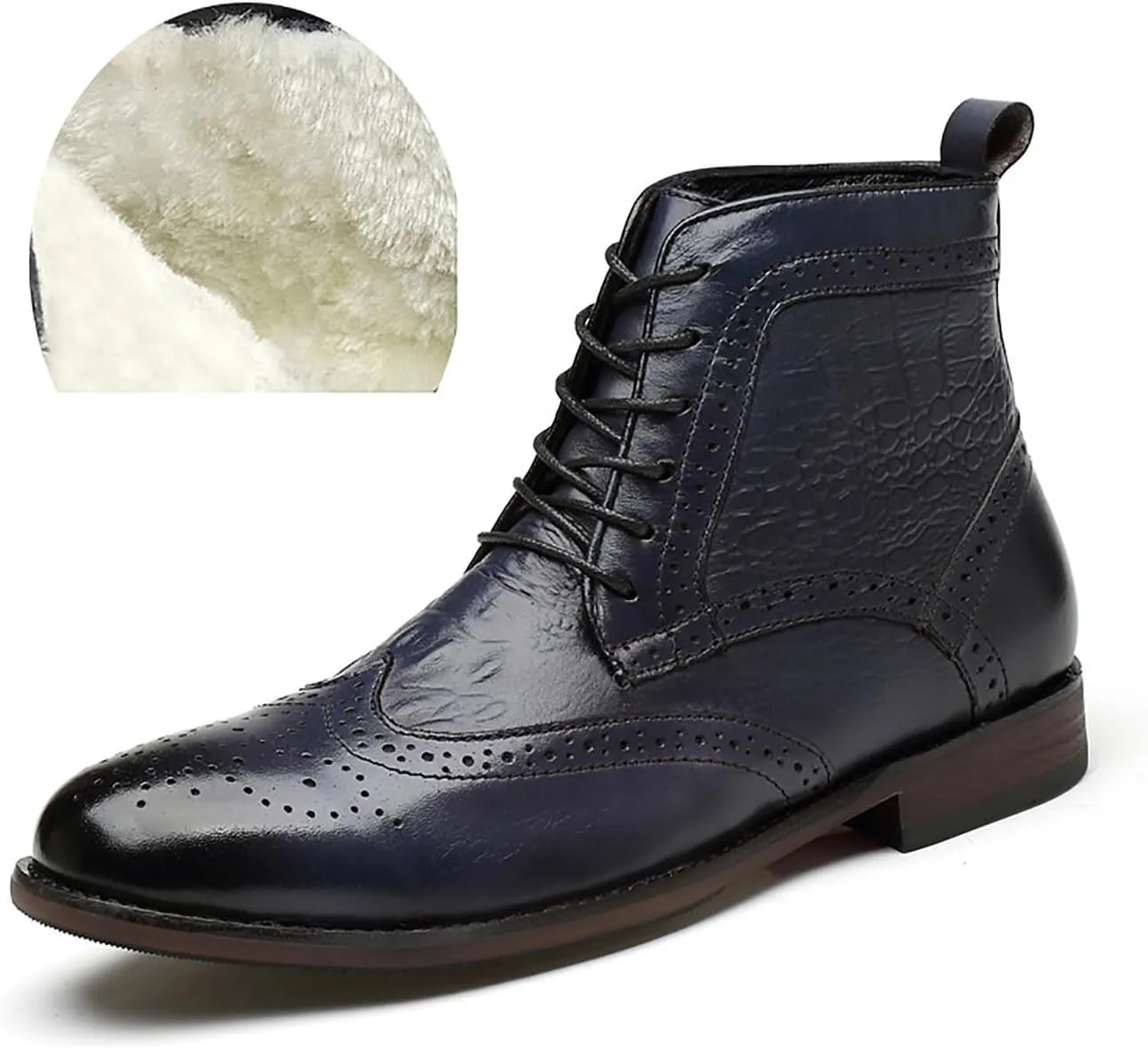 Men's Oxfords Boots Dress Casual Leather Fashion Wingtips Brogues Chelsea Boots Tuxedo Ankle Danner Boots for Men