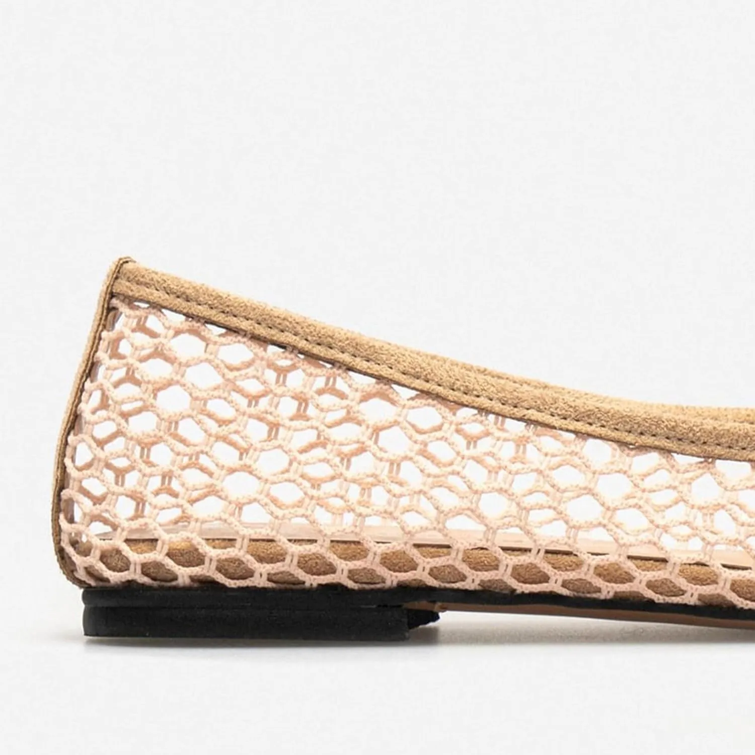 Mesh Ballet Flats for Women Breathable and Comfortable Round Toe Shoes - Avant-Garde Casual & Elegant Design