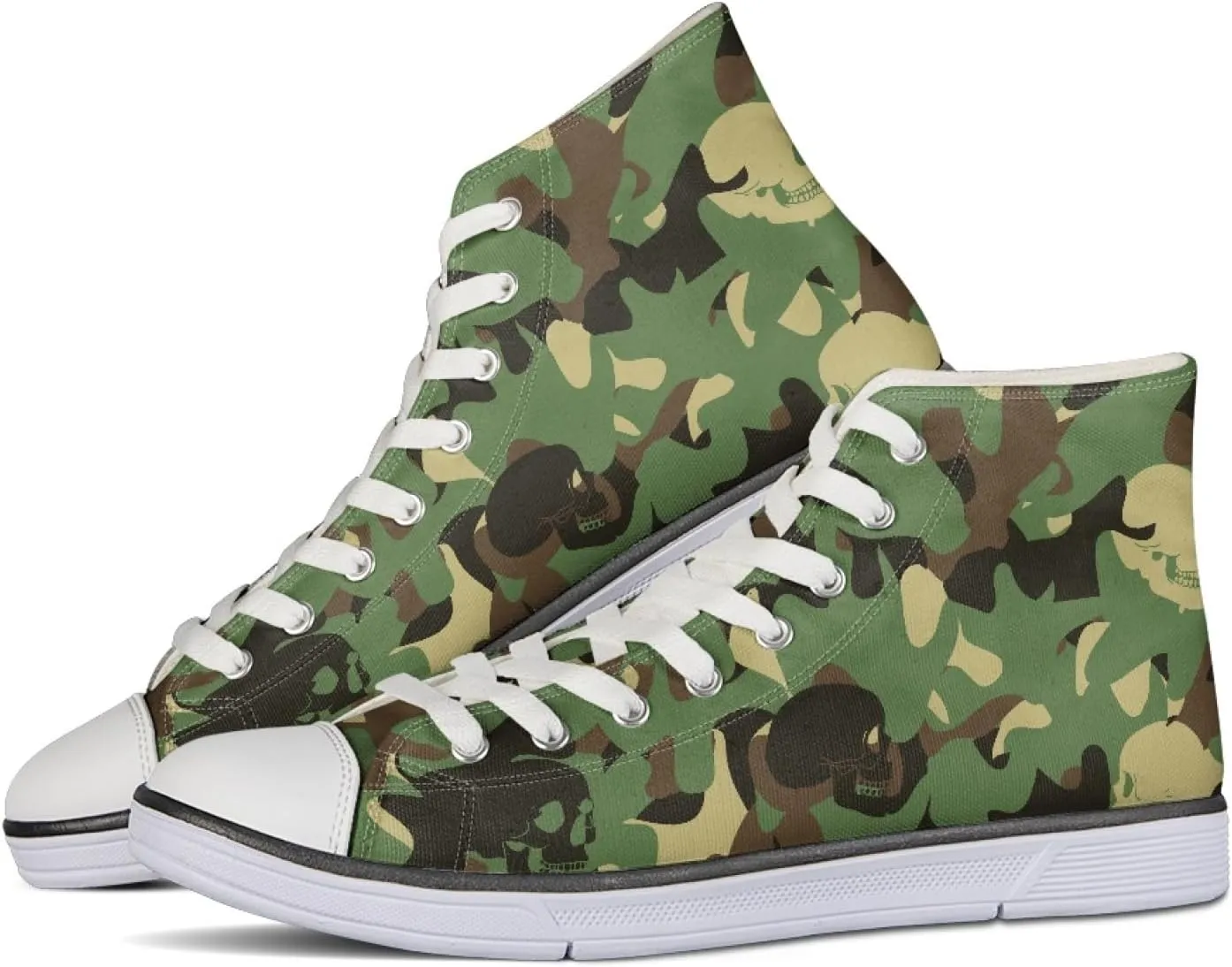 Micoklinlin Womens Canvas Shoes High Top Teens Girls Canvas Sneakers Tennis Shoe Lace Up Casual Classic Flat Walking Shoes