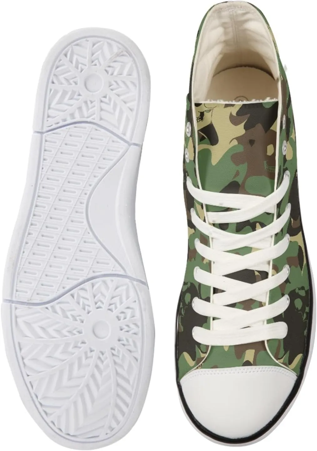 Micoklinlin Womens Canvas Shoes High Top Teens Girls Canvas Sneakers Tennis Shoe Lace Up Casual Classic Flat Walking Shoes