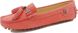 Minishion Womens Leather Loafers Tassel Driving Shoes YB960-20