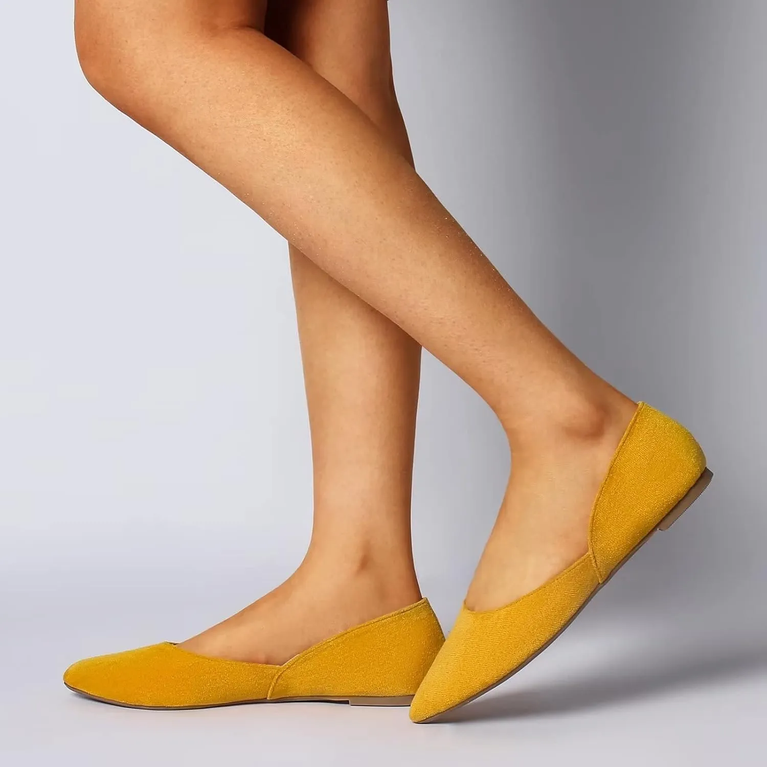 MUSSHOE Flats Shoes Women Pointed Toe Flats for Women Elegant Women's Flats