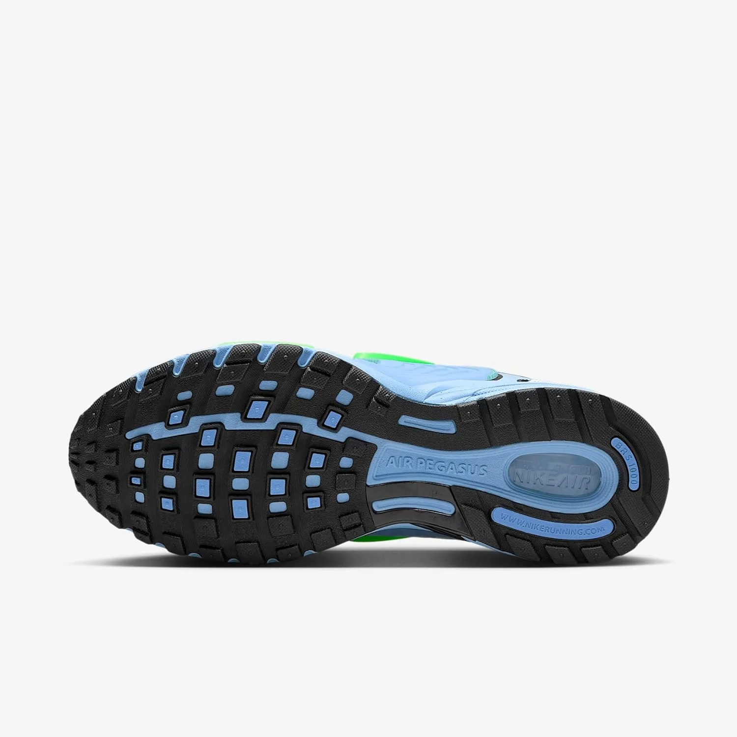 Nike Air Pegasus Wave Men's Shoes (IB0612-006, Football Grey/Aluminum/Royal Pulse/Green Strike)