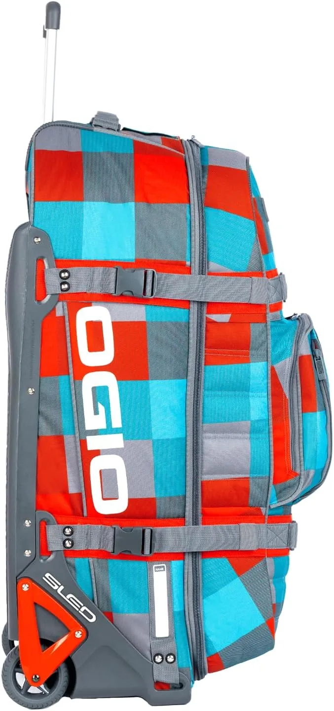 OGIO Rig 9800 Pro Wheeled Gear Bag With Boot Bag LE Blockade Red