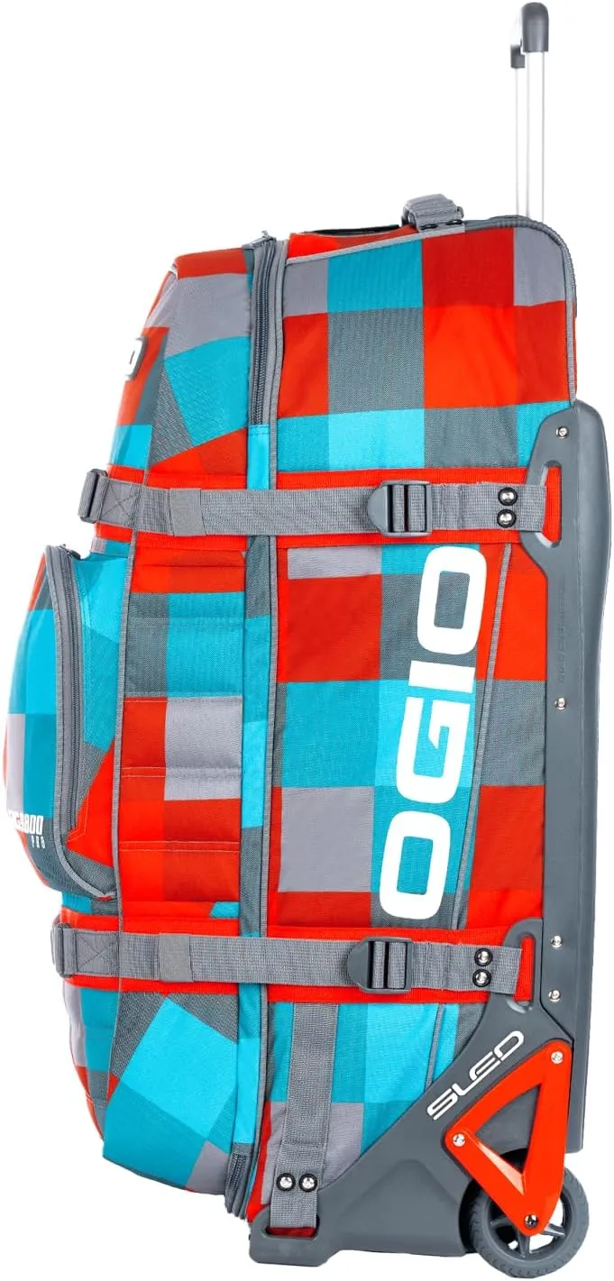 OGIO Rig 9800 Pro Wheeled Gear Bag With Boot Bag LE Blockade Red