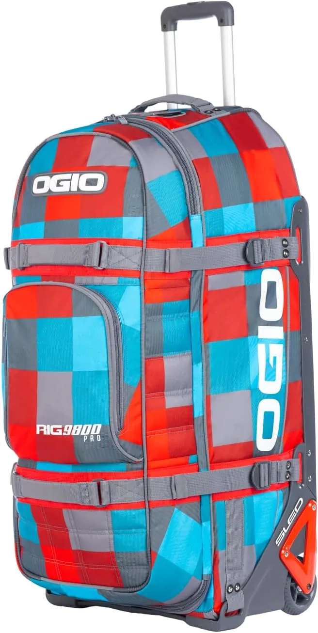 OGIO Rig 9800 Pro Wheeled Gear Bag With Boot Bag LE Blockade Red