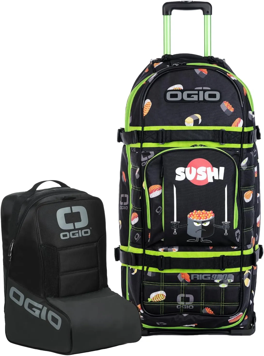 OGIO Rig 9800 Pro Wheeled Gear Bag With Boot Bag LE Sushi